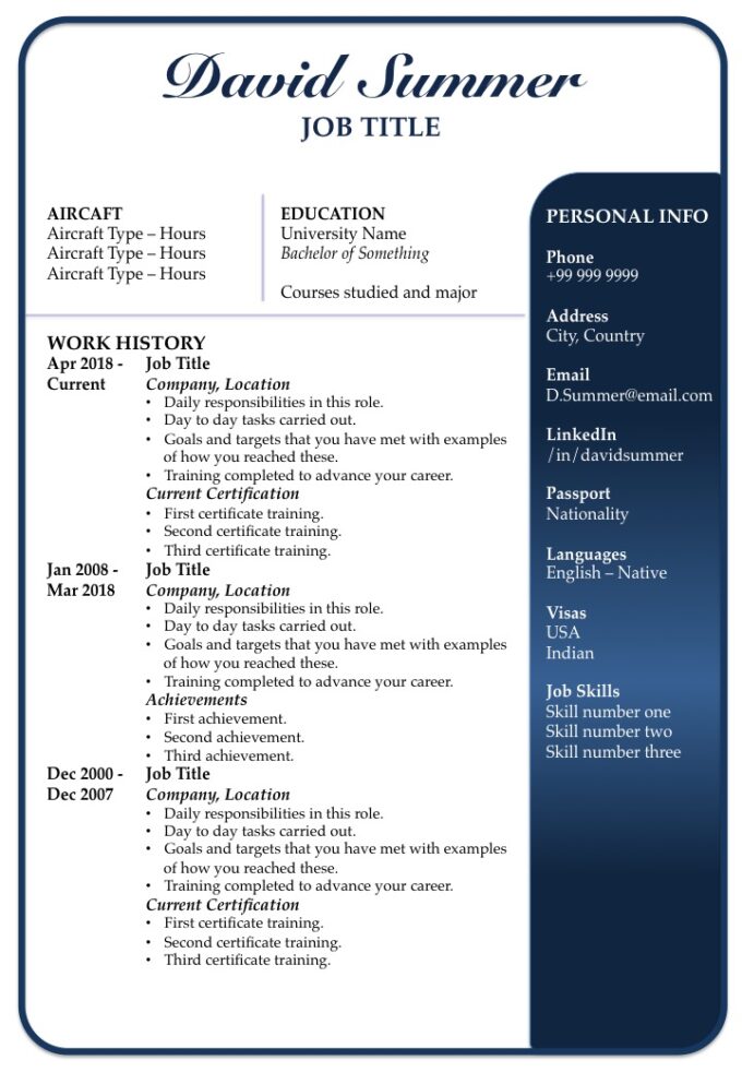 Resume Template 2