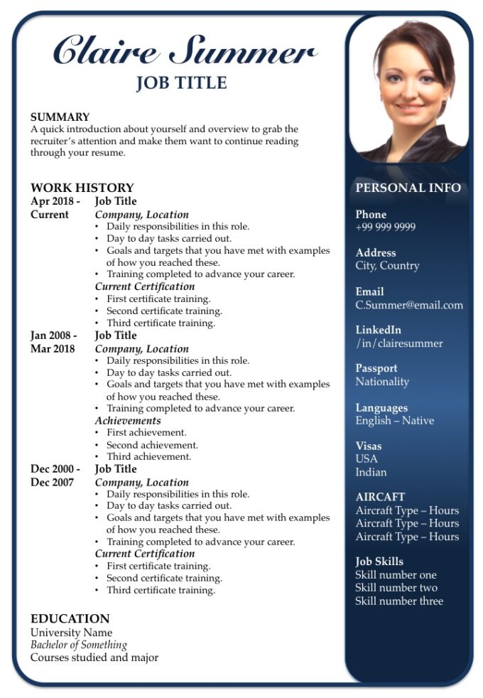 Resume template 3