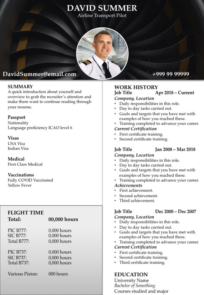 Resume Template 8